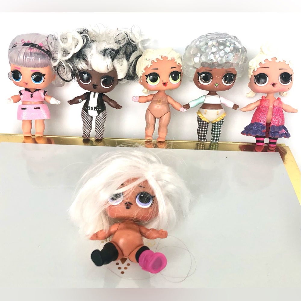 LOL Surprise Color Change Glitter Dolls Set of 6